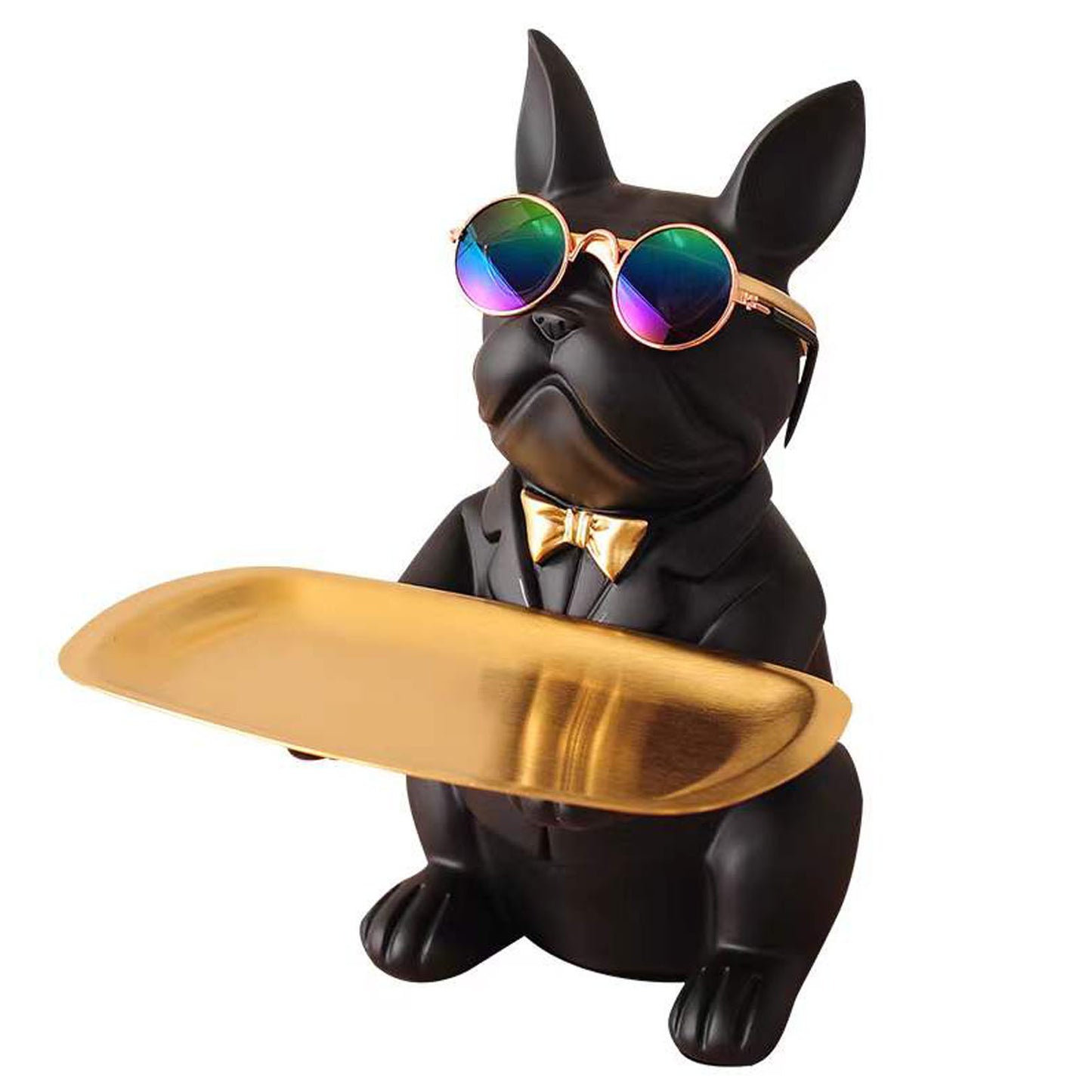 Nuestrias - French Bulldog Tray Statue